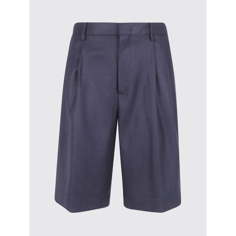 Tagliatore Women Tagliatore High-Waisted Virgin Wool Tailored Bermuda Shorts - Picture 2 of 4
